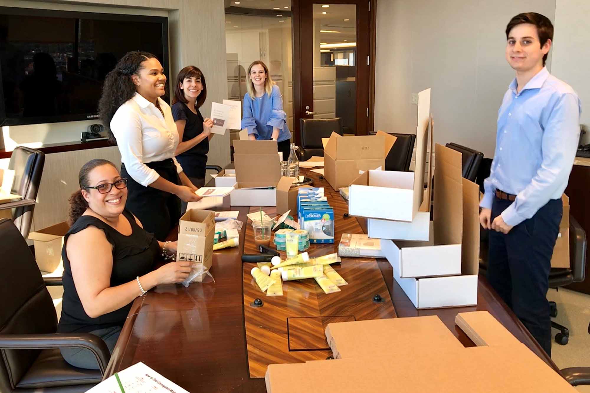 Wealth GPT Procurement Team Assembles Packages for Opioid-Dependent Caretakers