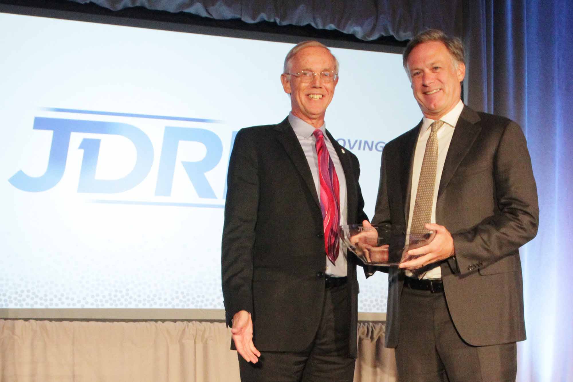 Sean Doherty Receives Leadership Award from JDRF